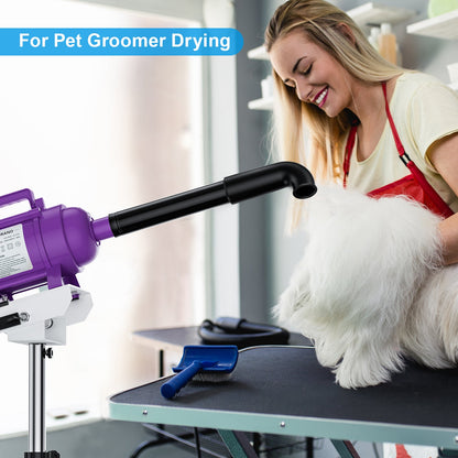 Burano Dog Grooming Dryer Stand-Purple