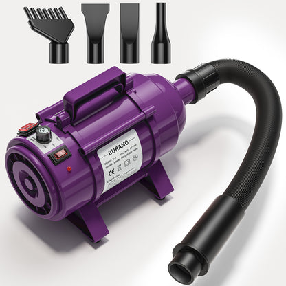 Burano Dog Dryer Purple