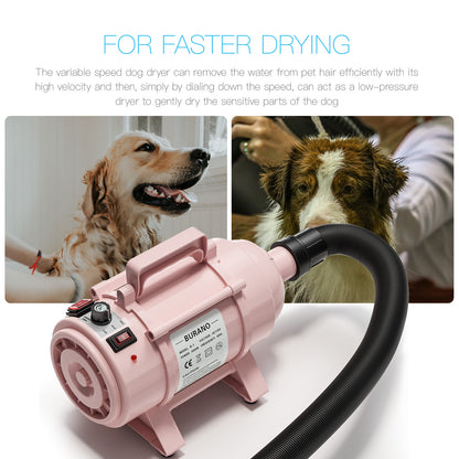 Burano Dog Dryer Pink