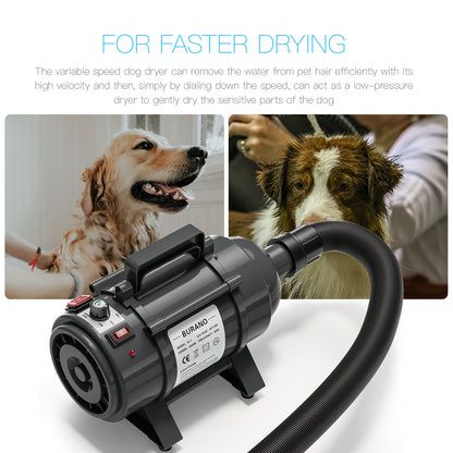 Burano Dog Dryer Black